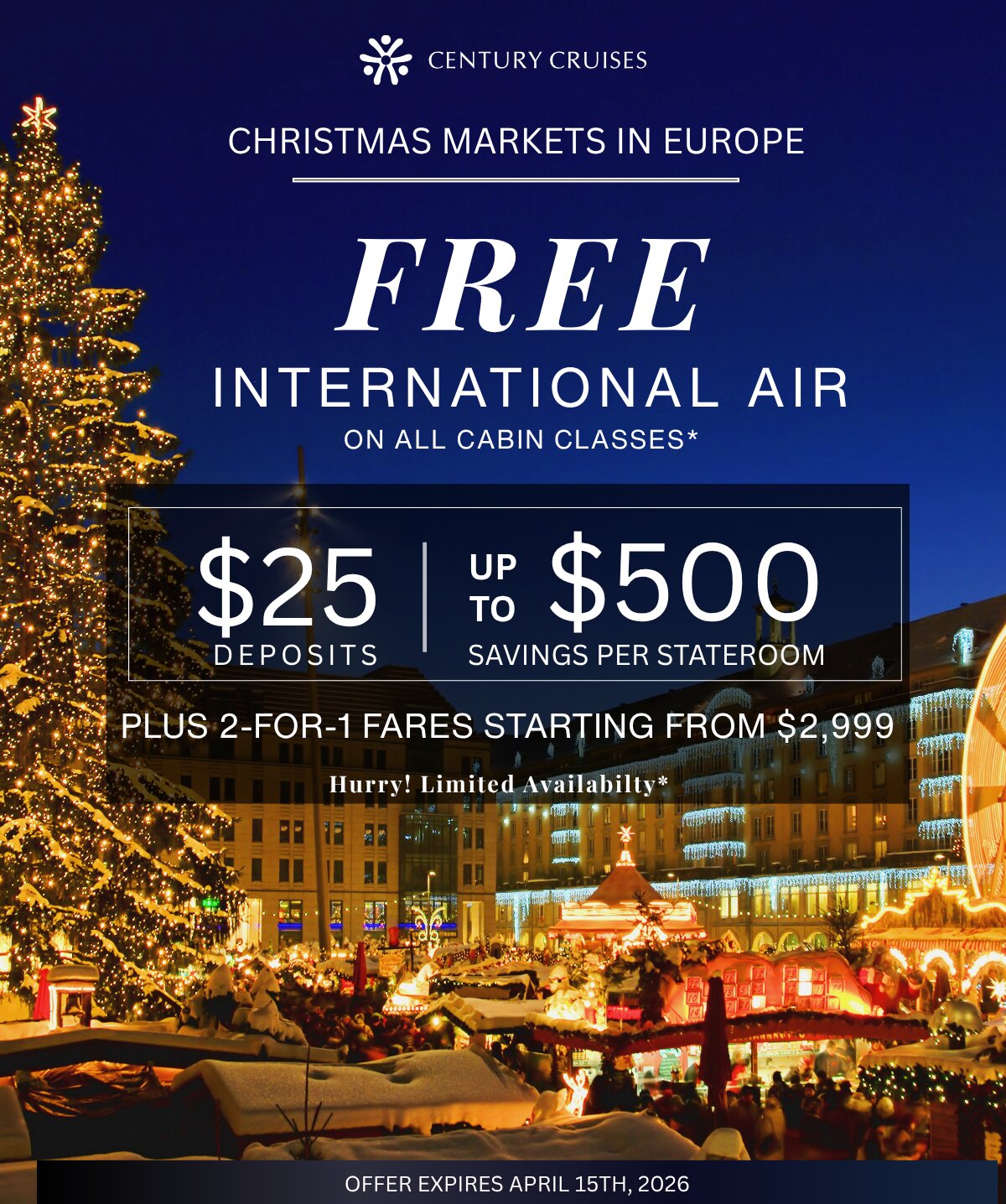 2-for-1 river cruises event