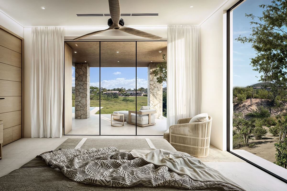 Rendering of La Casitas interior