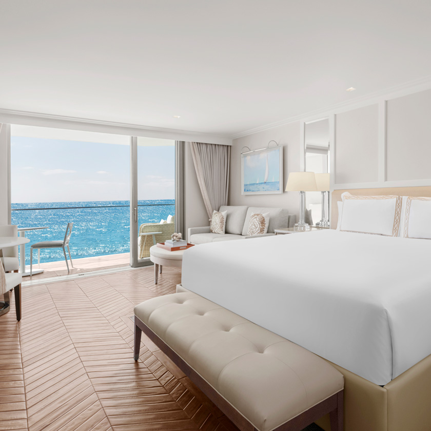 Redesigned guestroom