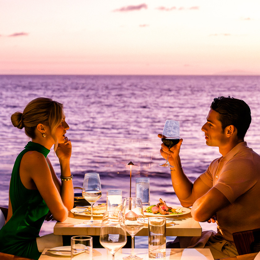 Delicious food at Splashes restaurant