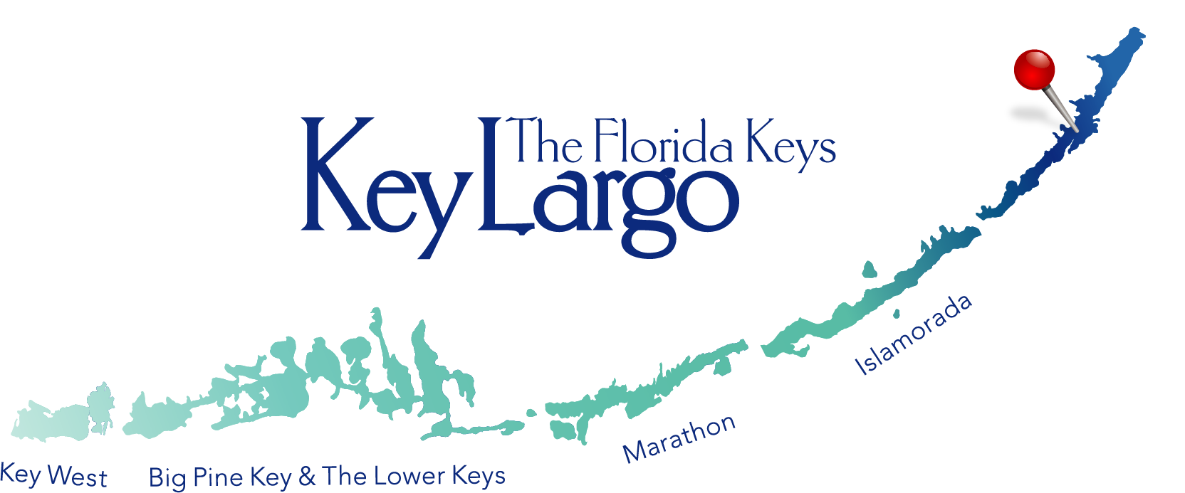 The Florida Keys & Key Largo map