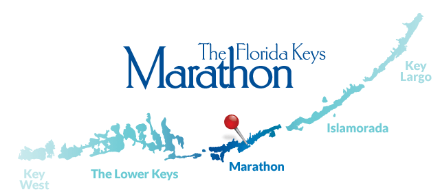 The Florida Keys & Marathon map