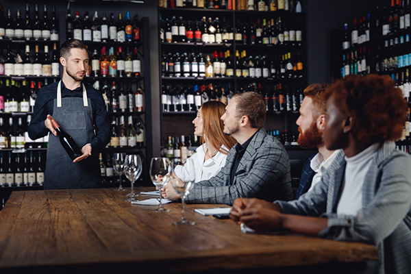 Wine Experts Tasting Wine