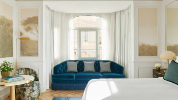 Grand Premium Neptuno, Guest room, 1 King, Neptuno Fountain view, at The Palace, a Luxury Collection Hotel, Madrid