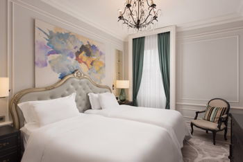 2 Twin/Single Beds, River View, Corner, River Suite, at Hotel Maria Cristina, a Luxury Collection Hotel, San Sebastian