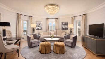 2 Twin/Single Beds, River View, Corner, Royal Suite, at Hotel Maria Cristina, a Luxury Collection Hotel, San Sebastian