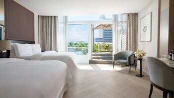 2 Queen Beds, Butler Service, Garden Terrace, Grand Deluxe Guest Room, at The St. Regis Mexico City