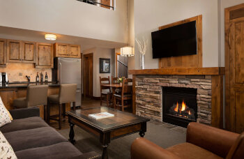 Two Bedroom Bi-Level Suite, at Teton Mountain Lodge & Spa