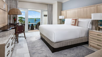 Club Ocean View King, Club level, Guest room, 1 King, Ocean view, Balcony, at The Ritz-Carlton, St. Thomas