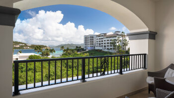 Ocean View King, Guest room, 1 King, Ocean view, Balcony, at The Ritz-Carlton, St. Thomas