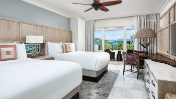 Ocean View Double Queen, Guest room, 2 Queen, Ocean view, Balcony, at The Ritz-Carlton, St. Thomas