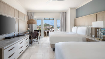 Club Resort View Double, Club level, Guest room, 2 Queen, Balcony, at The Ritz-Carlton, St. Thomas