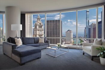 Grand Deluxe Lakeview Two Bedroom Suite, at Trump Chicago