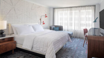 Classic, Guest room, 1 King, at Le Meridien Washington, D.C., The Madison