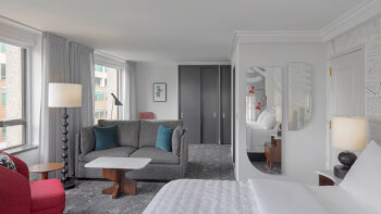 Junior Suite, 1 King, City view, at Le Meridien Washington, D.C., The Madison
