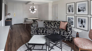 Madison, 1 Bedroom Suite, 1 King, Sofa bed, City view, at Le Meridien Washington, D.C., The Madison