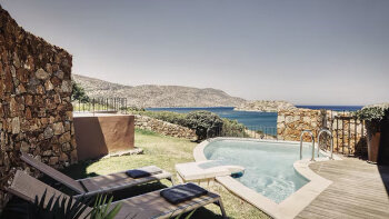 Premium, 1 Bedroom Suite, 1 King, Sofa bed, Sea view, Balcony, Private pool, at Domes of Elounda, Autograph Collection, Crete 