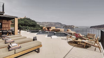 Luxury, 3 Bedroom Villa, Bedroom 1: 1 King, Bedroom 2: 2 Twins, Bedroom 3: 2 Twins, Sofa bed, at Domes of Elounda, Autograph Collection, Crete 