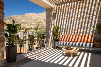 Core Open Plan, Guest room, 1 King, Inland view, Whirlpool, at Domes of Elounda, Autograph Collection, Crete 