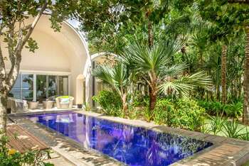 So Vip Beach Villa, 2 Bedrooms, 1 Living Room, Private Garden with Heated Pool, Beach Front, at Sofitel So Mauritius