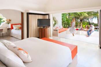 So Family Beach Villa, 1 King Bed, Private Garden with Heated Plunge Pool, Beach Front, at Sofitel So Mauritius