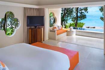 So Beach Villa, 1 King Bed, Private Garden with Heated Plunge Pool, Beach Front, at Sofitel So Mauritius