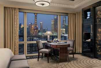 Deluxe River Room: 1 King Bed, at The Peninsula Shanghai