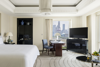 Grand Deluxe River Room: 1 King Bed, at The Peninsula Shanghai