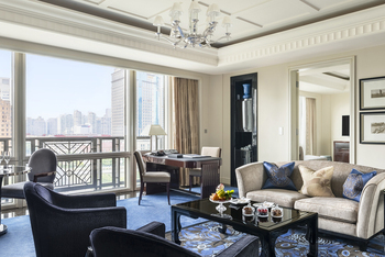 Deluxe Garden Suite: 1 King Bed, at The Peninsula Shanghai