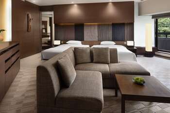 2 Double Beds, Balcony, Deluxe, at Hyatt Regency Kyoto