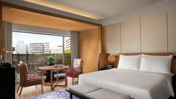1 King Bed, City View, Deluxe Guest Room, at The Ritz-Carlton, Kyoto