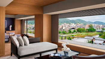 2 Twin Futons, City View, Grand Tatami Suite, at The Ritz-Carlton, Kyoto