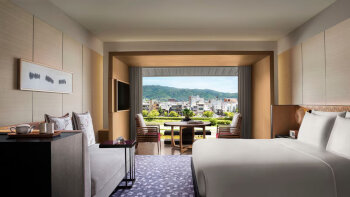 1 King Bed, Kamogawa View, Grand Deluxe Guest Room, at The Ritz-Carlton, Kyoto