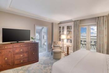 Premiere King with Terrace, at Hotel Bennett Charleston