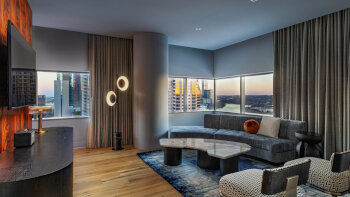 Penthouse II, 2 Bedroom Penthouse Suite, Bedroom 1: 1 King, Bedroom 2: 1 King, Lake view, at W Austin