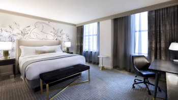 Superior King, Guest room, 1 King, at The Gwen, a Luxury Collection Hotel, Michigan Avenue Chicago