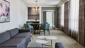 Deluxe Suite King, Suite, 1 King, Sofa bed, at The Gwen, a Luxury Collection Hotel, Michigan Avenue Chicago