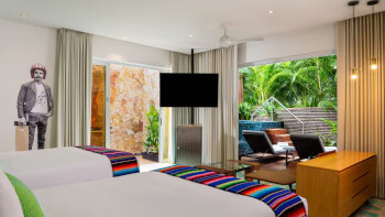 2 Double Beds, Jungle View, Ground Floor, Outdoor Plunge Pool, Standard Room, at W Punta de Mita