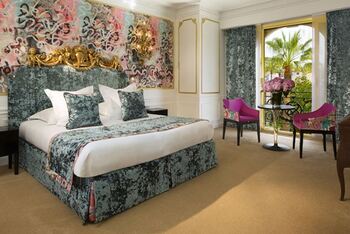 Exclusive Room with garden and partial sea view, at Le Negresco