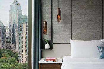 One Bedroom Residence Balcony, at Kimpton Maa-Lai Bangkok