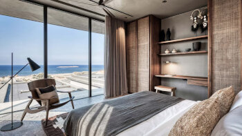 Family Villa, 2 Bedroom Villa, Bedroom 1: 1 King, Bedroom 2: 2 Twin, Sofa bed, Sea view, Terrace, at Domes Zeen Chania