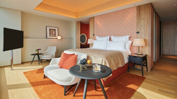 Deluxe, Guest room, 1 King, Skyline view, at Bvlgari Hotel Tokyo