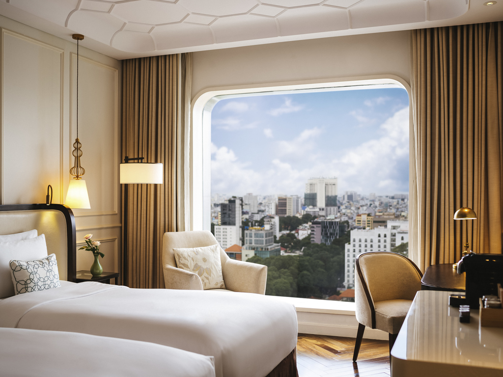 Deluxe Room, 2 Twin Beds, City View, at Hotel Des Arts Saigon - MGallery