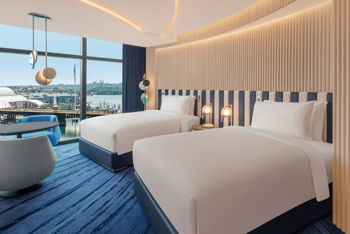 Deluxe Room, Guest room, 2 Double, Darling Harbour view, at W Sydney