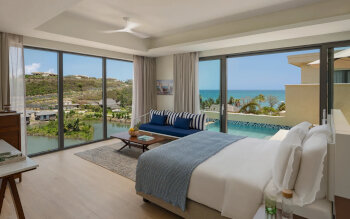 Ocean View Pool Suite, at Six Senses La Sagesse
