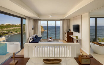 Panorama Ocean View Pool Suite, at Six Senses La Sagesse