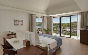 Two Bedroom Bay View Pool Villa, at Six Senses La Sagesse