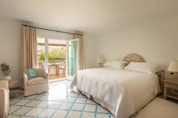 Deluxe Garden Room, at Romazzino, A Belmond Hotel, Costa Smeralda