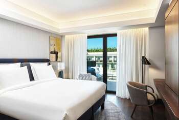 Deluxe Room with 1 King Bed with Balcony, at Athens Capital Hotel - MGallery Collection