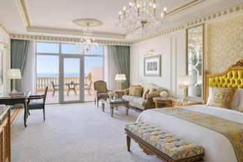 Raffles Club Ocean Room with Club Lounge Access, at Raffles The Palm Dubai